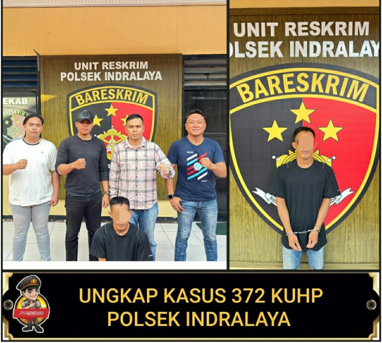 Polsek Indralaya Ringkus Pelaku Penggelapan Motor di Soak Batok ogan Ilir