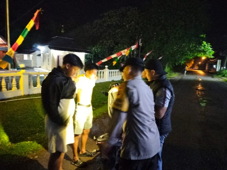 Polsek Tanjung Batu Gelar Patroli Daerah Rawan Cegah 3C dan Balap Liar